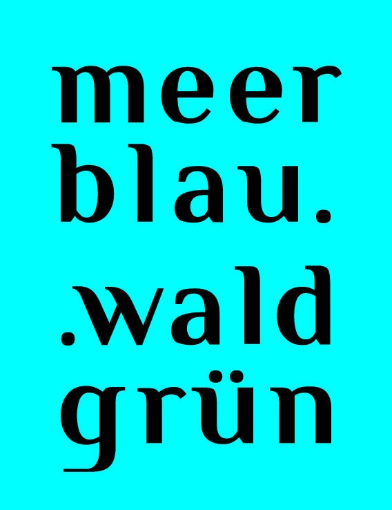 meerblau waldgrün logo