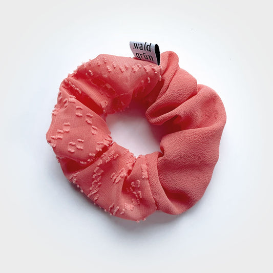 zweifarbiger Scrunchie pink