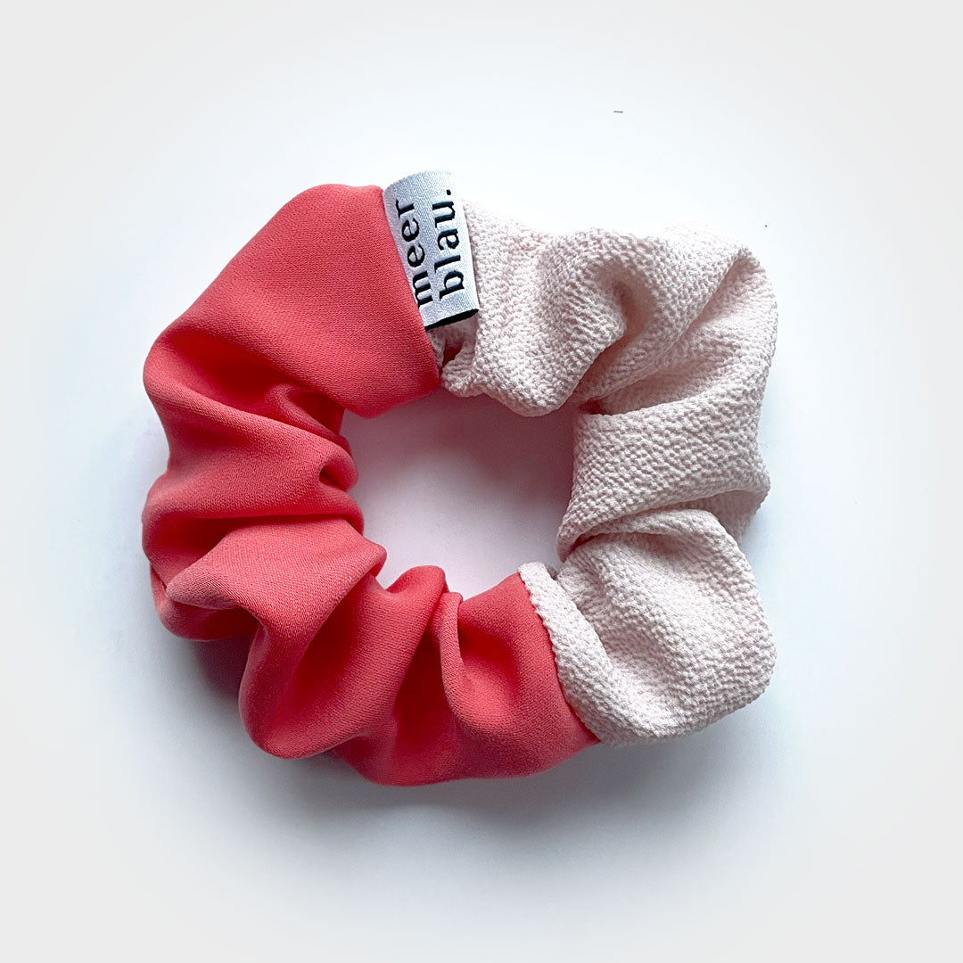 zweifarbiger Scrunchie Rosa Pink
