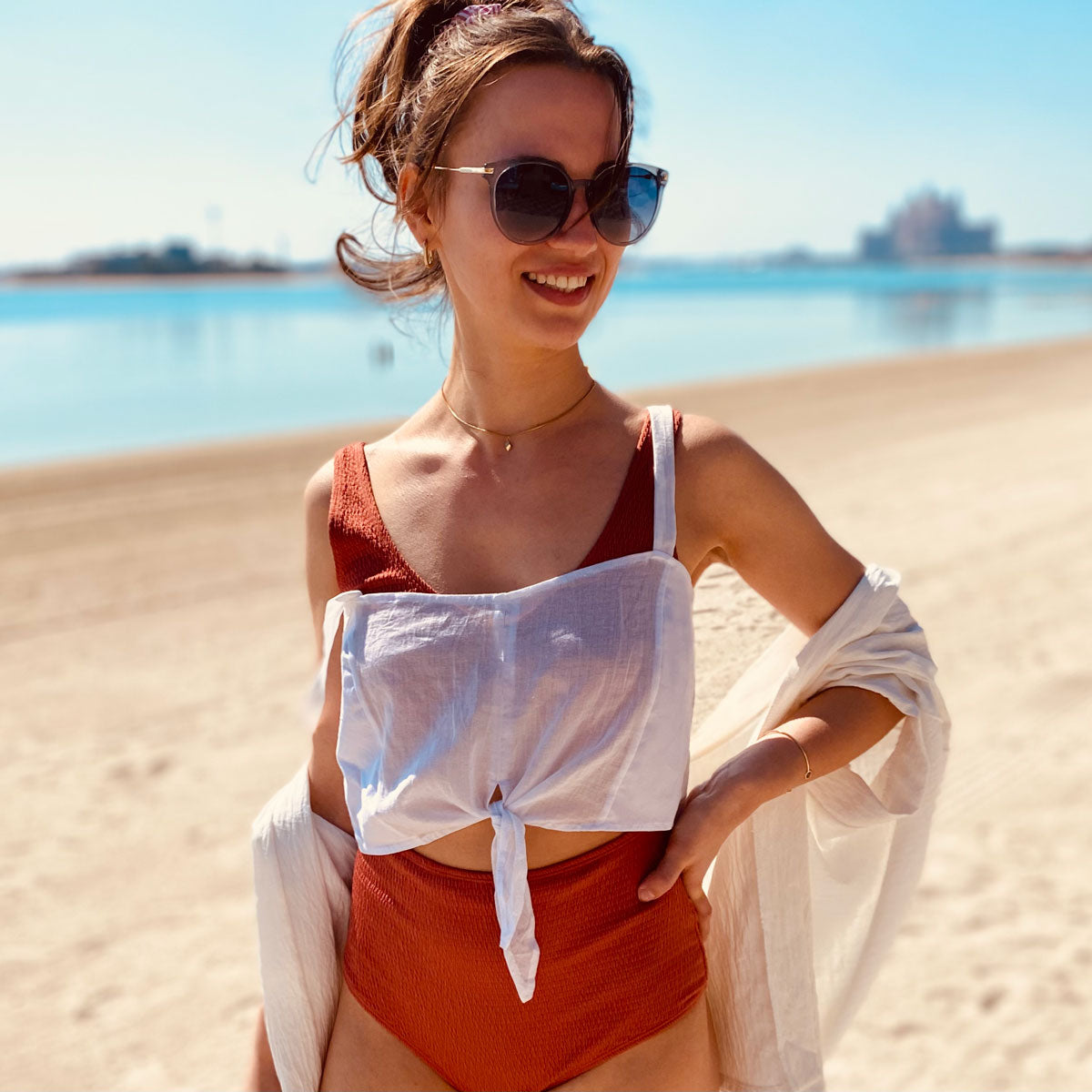 WHITE MARTHA TOP