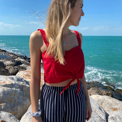 RED MARTHA TOP