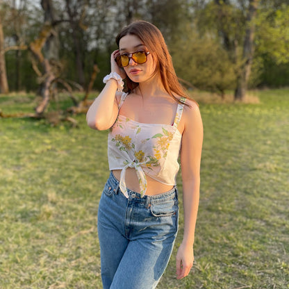 FLOWER MARTHA TOP