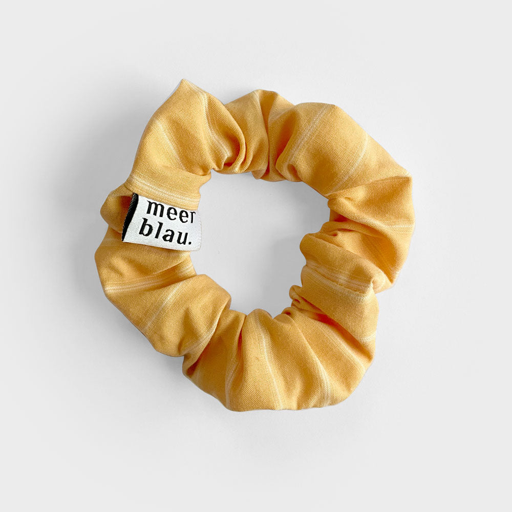 meerblau waldgrün apricot Upcycling Scrunchie